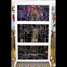 Standing St. Dominic Stained Glass SKU C098-066